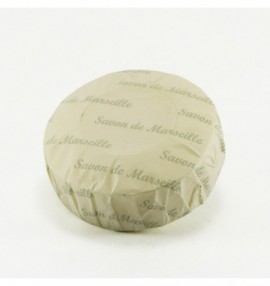 Marseillské kulaté přírodní mýdlo - 150 g-květ leknínu - balené v hedvábném papíře