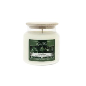 bílý cedr , francouzská sójová svíčka 430 g .