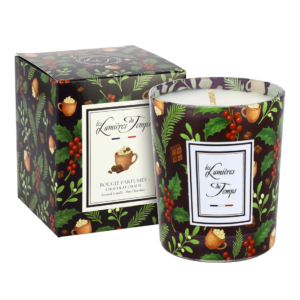 Horká čokoláda - francouzská přírodní svíčka 180 g .