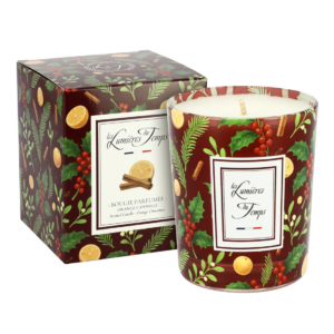 pomeranč se skořicí francouzská přírodní svíčka 180 g .
